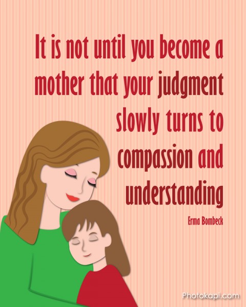 Mother Judgement Compassion Understanding Mom Girl