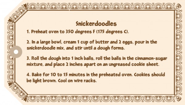 Snickerdoodle Tag