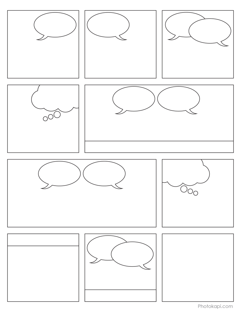 Comic Book Panels Photokapi