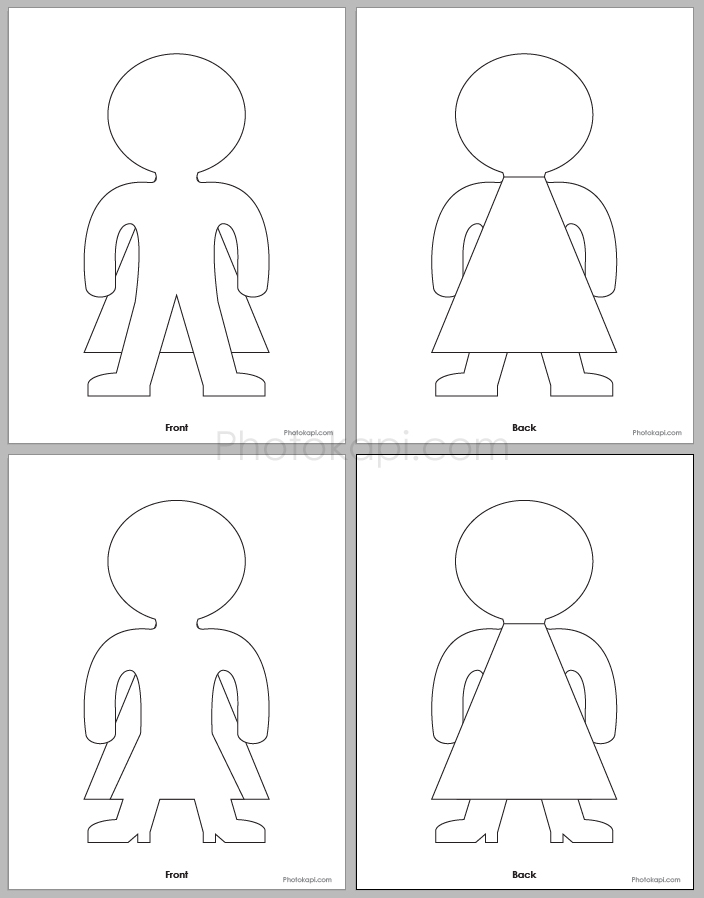 superhero body template