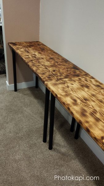 Rustic Desk Build | Photokapi.com