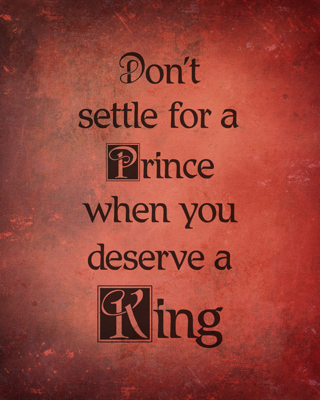 Don’t Settle for a Prince – Photokapi.com