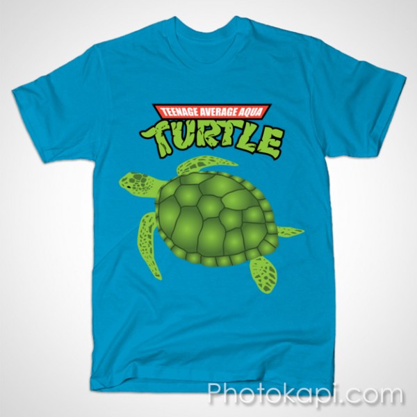 Teenage Average Aqua Turtle