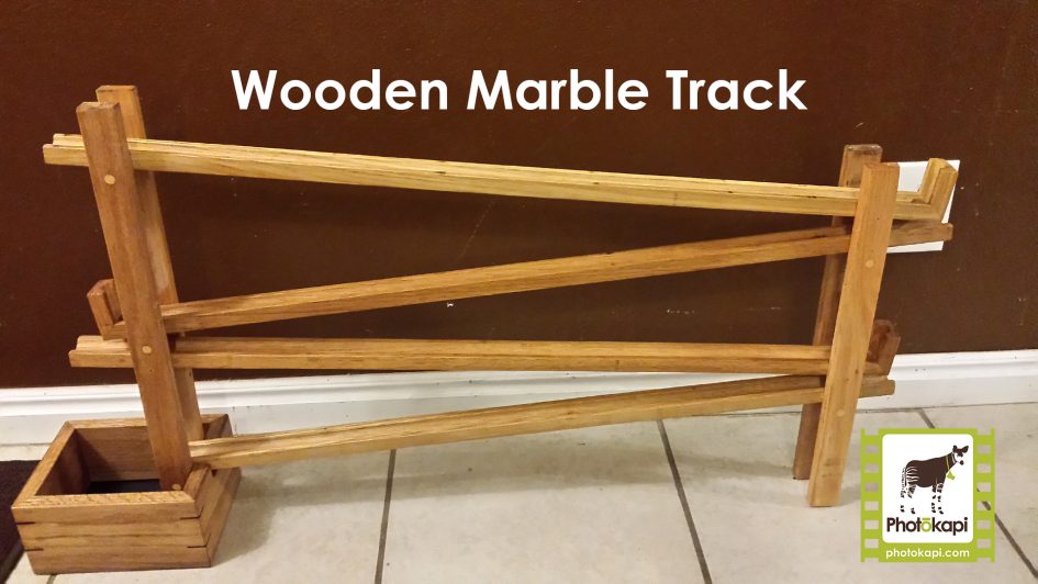 Wooden Marble Track | Photokapi.com